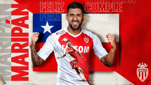 Mónaco saluda por su cumpleaños al goleador Guillermo Maripán.