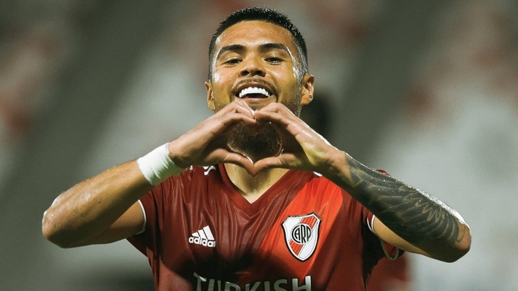 Paulo Díaz, defensor chileno de River Plate