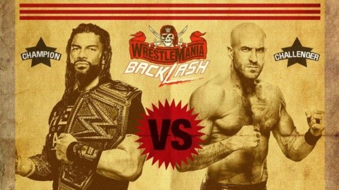 Roman Reigns pondrá en juego su título Universal ante Cesaro en WrestleMania Backlash.