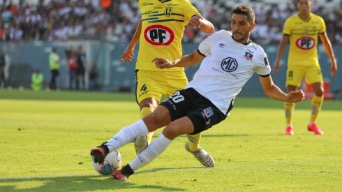 Nicolás Blandi registró un total de dos goles en veinte partidos con la camiseta de Colo Colo