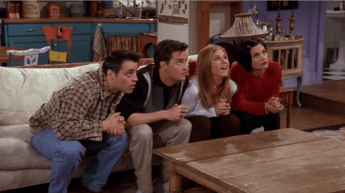 Friends duró 10 temporadas y se emitió desde 1994 hasta el 2004.