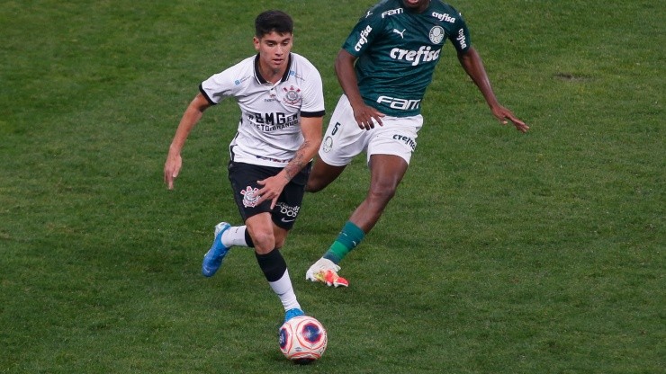 Ángelo Araos ha sido titular en los últimos dos partidos de Corinthians por Copa Sudamericana. Foto: Getty