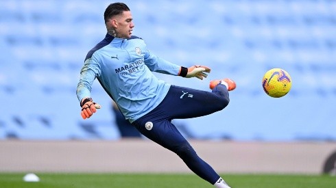 Ederson está listo pata lanzar si hay definición a penales en la final de la Champions League