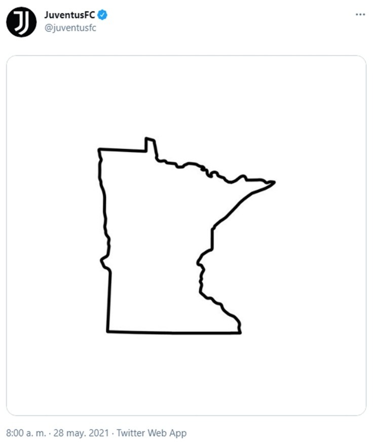 El mapa de Minnesota para presentar a Massimiliano Allegri El mapa de Minnesota para presentar a Massimiliano Allegri
