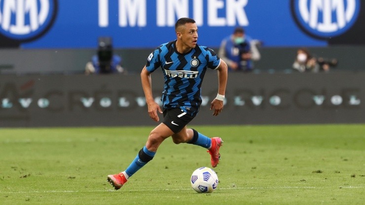 Alexis Sánchez, delantero chileno del Inter de Milán
