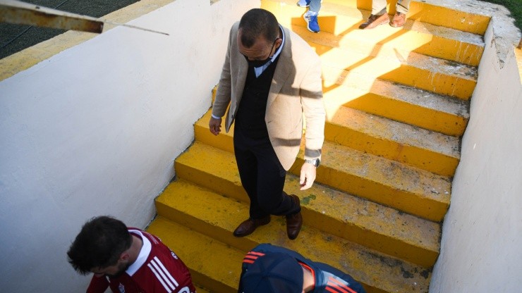 Rafael Dudamel no será más el técnico de Universidad de Chile, después de su pobre campaña y mal fútbol. Foto: Agencia Uno