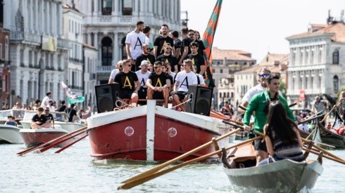 El Venezia celebra su paso a la Serie A después de 20 años