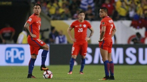 Eduardo Vargas, Charles Aránguiz y Alexis Sánchez titulares confirmados en Chile contra Argentina.