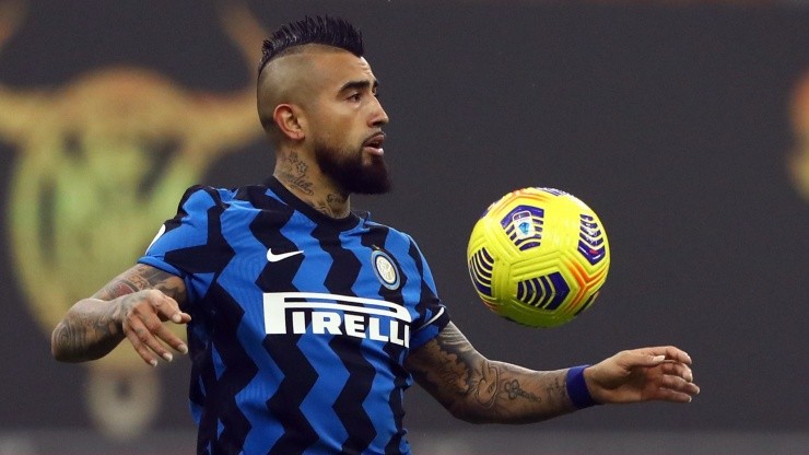 Arturo Vidal, mediocampista chileno del Inter de Milán de Italia Arturo Vidal, mediocampista chileno del Inter de Milán de Italia
