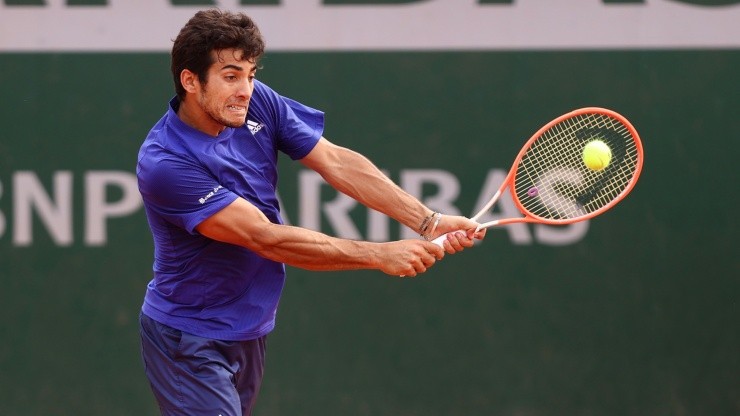 Cristian Garin tuvo una buena presentación en Roland Garros