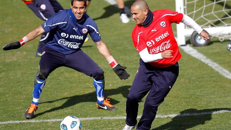 Claudio Bravo y Humberto Suazo fueron pilares de la Roja