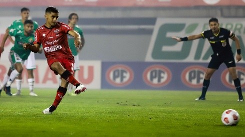 Nicolás Guerra marcó el único gol del encuentro por la vía del penal.