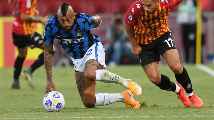La continuidad de Arturo Vidal en el Inter de Milán se mantiene en la incertidumbre con la llegada de Simone Inzaghi. Foto: Getty Images