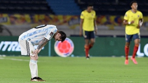 Messi fue otro de los que lamentó el empate con Colombia