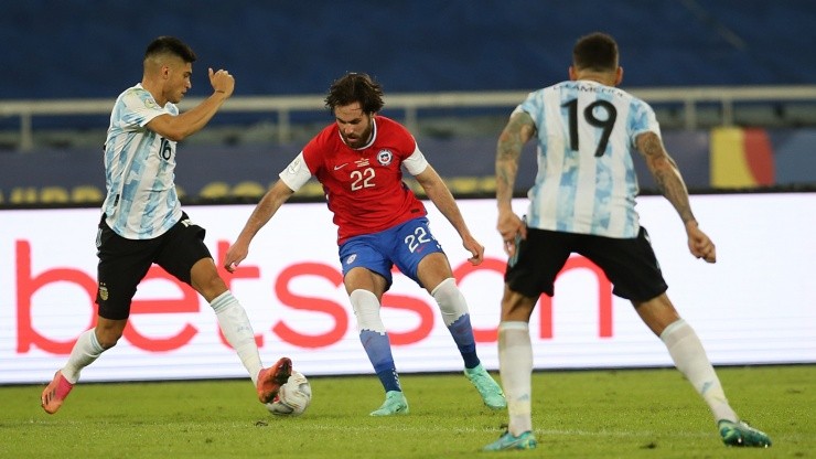 Ben Brereton se ha convertido en la revelación de la selección chilena en la Copa América. Foto: Carlos Parra/ ANFP