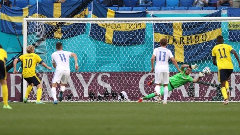 Forsberg anotó el gol del triunfo de Suecia ante Eslovaquia