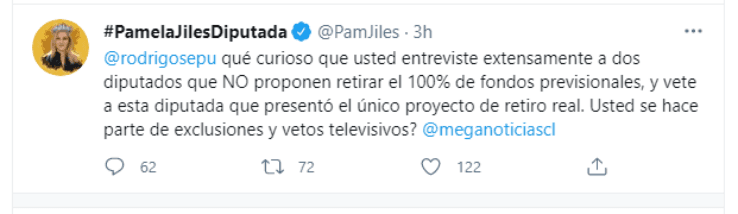 Pamela Jiles Tweet