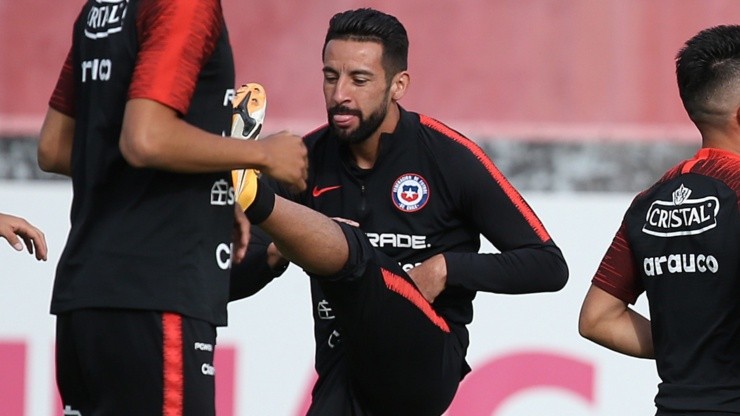 Mauricio Isla, jugador de la selección chilena en la Copa América Brasil 2021