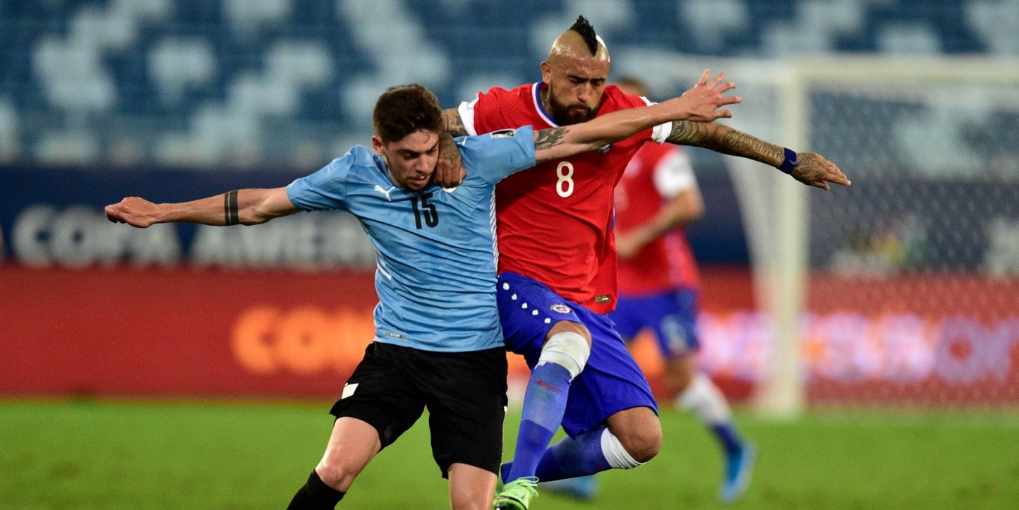 Chile 10 Uruguay Chile vs Uruguay por la tercera jornada del Grupo B