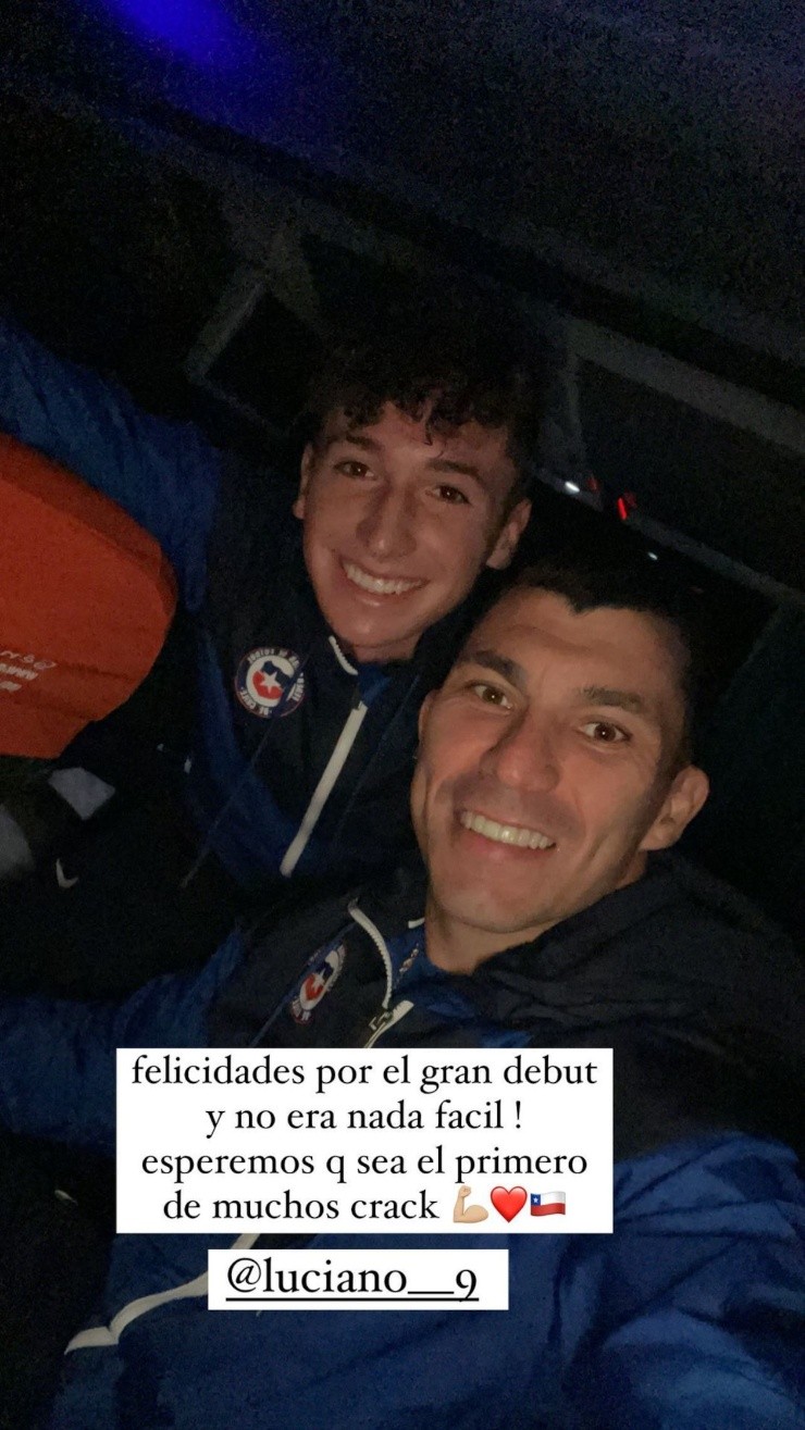 Gary Medel y Luciano Arriagada