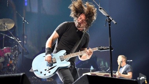 Foo Fighters rockeando de lo lindo en el Madison Square Garden.