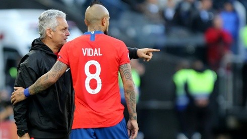 Vidal volvió a elogiar a Reinaldo Rueda.