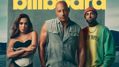 Vin Diesel, Nicky Jam y Anitta en la portada de Billboard.