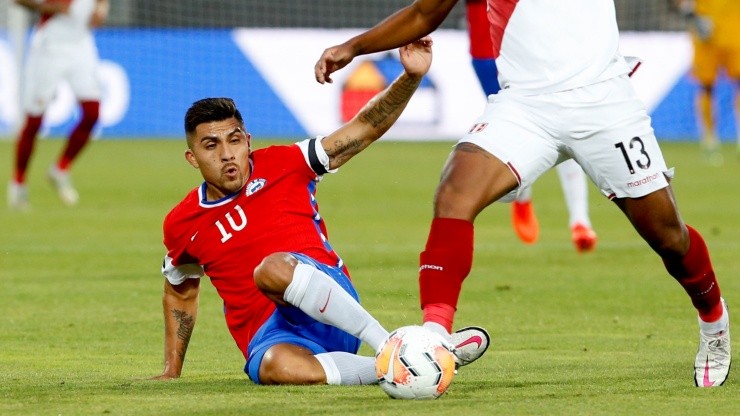 César Pinares, jugador de Gremio de Porto Alegre y de la selección chilena