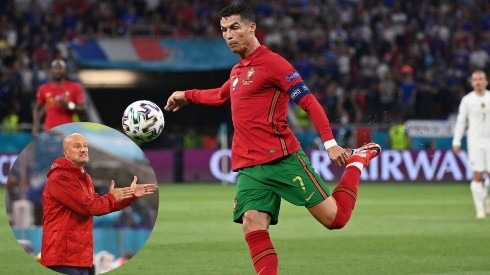 Cristiano Ronaldo recibió críticas por parte del técnico de Hungría.