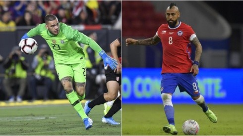 Ederson Moraes y Arturo Vidal estarán frente a frente esta noche por Copa América.