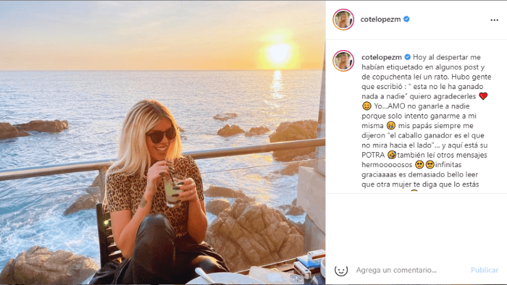 Coté López en Instagram