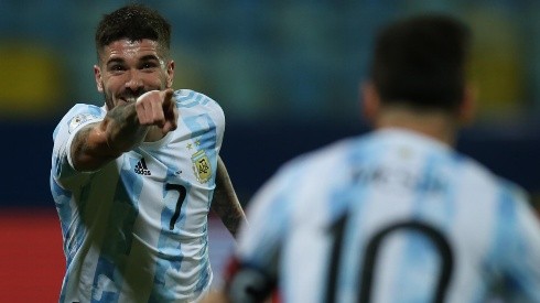 Gol de Argentina a Ecuador: Rodrigo De Paul pone el 1-0 parcial.