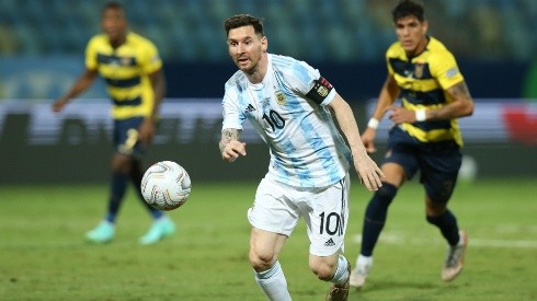Scaloni evidenció toda su admiración por Messi.