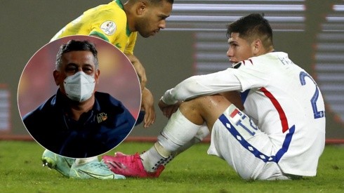 Palacios fue criticado tras la derrota de Chile ante Brasil