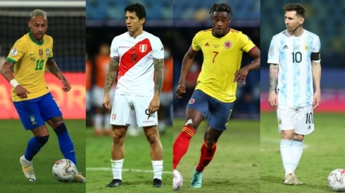 Brasil, Perú, Colombia y Argentina buscarán llegar a la gran final del torneo continental de la Conmebol.
