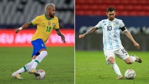 Neymar y Lionel Messi encabezan a Brasil y Argentina en la final.