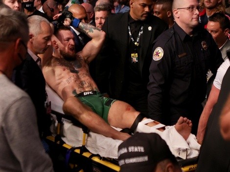 Video: ¡Aterrador! Conor McGregor sufre fractura en su pierna