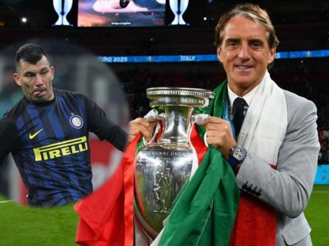 Mancini, el campeón de la Eurocopa que ama a Gary Medel