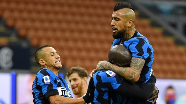 Arturo Vidal, mediocampista chileno del Inter de Milán