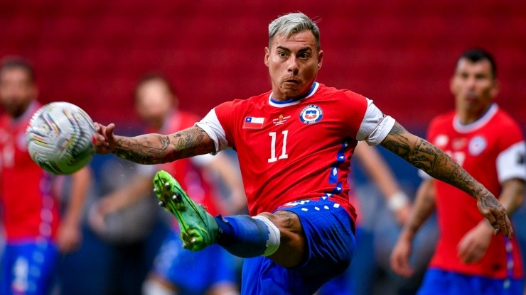 Eduardo Vargas es uno de los principales goleadores de la historia de la selección chilena