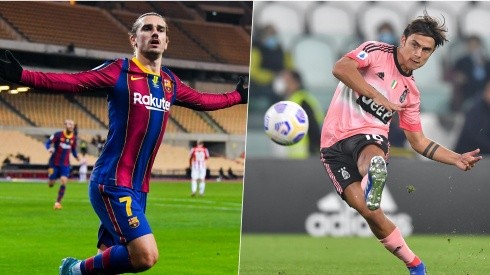 Barcelona y Juventus inician conversaciones para intercambiar a Griezmann-Dybala.