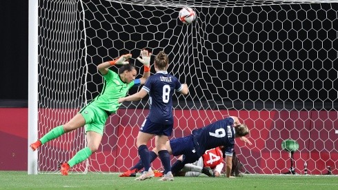 Gran Bretaña abre la cuenta contra Chile en el fútbol femenino de los Juegos Olímpicos.