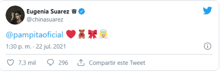 China Suárez en Twitter China Suárez en Twitter