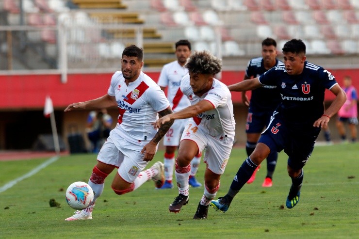Curicó Unido y la U igualaron sin goles en el último encuentro que disputaron por Torneo Nacional. (Foto: Agencia Uno)