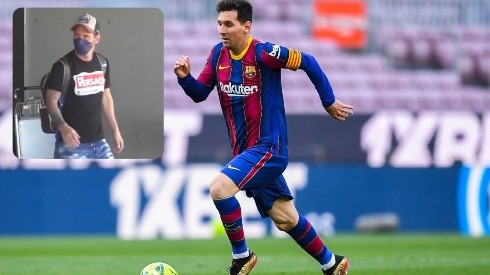 Lionel Messi estará unas horas en Barcelona antes de viajar nuevamente.