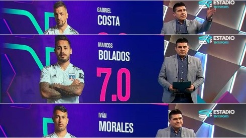 Toby Vega y las notas de Colo Colo contra Wanderers: un 7,0 para Marcos Bolados.