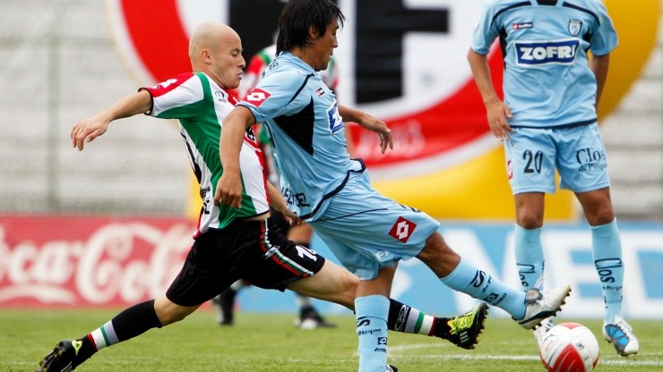 Kalule Meléndez en su época de futbolista