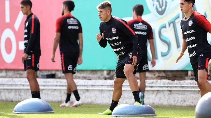 Carlos Palacios, delantero de la selección chilena con miras a Qatar 2022