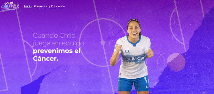 Gol de Chilena lanzó su sitio web esta jornada. Foto: Captura.