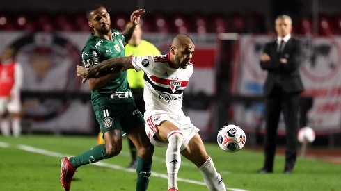 Dani Alves llegó desde Tokio 2020 directo a disputar la Copa Libertadores con Sao Paulo.